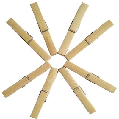 China Newest Contemporary Design Large Bamboo Clothespin for sale