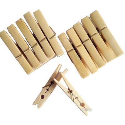 China Cheap price bamboo bamboo clothespin clothes clips for sale