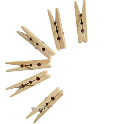 China BAMBOO Clothes Clips Clips Bamboo Sock Clip Laundry Clothespin for sale