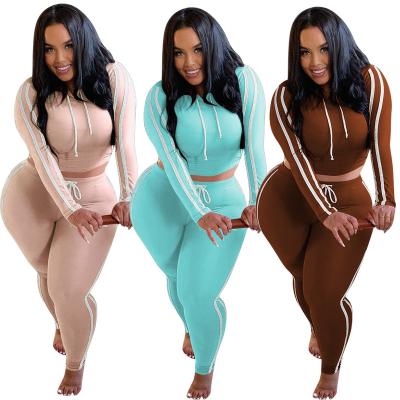 China Hot Selling Anti-Wrinkle Casual Plus Size Set Clothing Two Piece Pants Set Long Sleeve For Women for sale