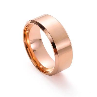 China 6 Colors Lead Free Nickel Free Good Quality Stainless Steel Ring Blanks Popular Cheap Stainless Ring For Men 316L for sale