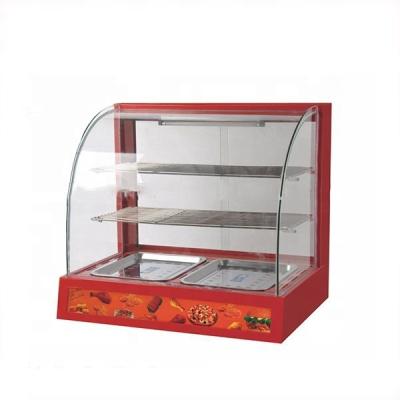 China Counter Heating Food Heater / Heating Heater Showcase for sale