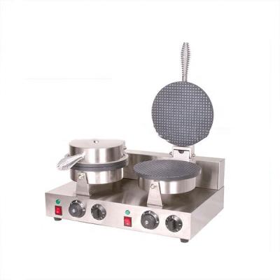 China 2016 Outdoor Cool Commercial Double Head Electric Touch Egg Bakes Waffle Maker for sale