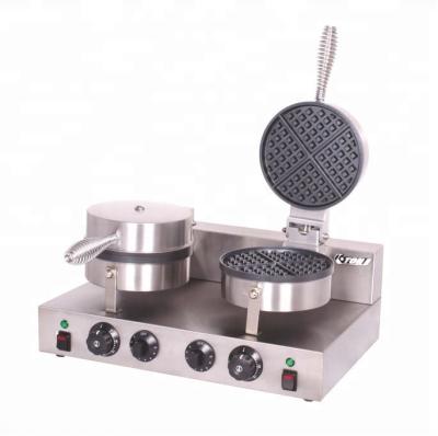 China Outdoor ETON Fresh Contact | High Quality Electric 2 Plate Waffle Maker for sale