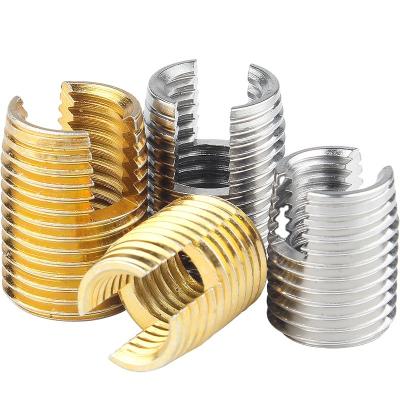 China Type 302 General Industry 304 Stainless Steel Self Tapping Tooth Sleeve Thread Bushing Splined Thread Protection Sleeve for sale