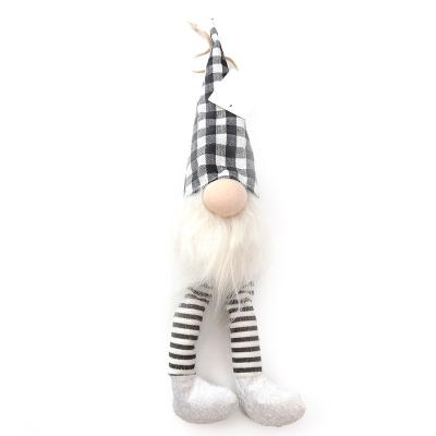 China Chirstmas Decor Factory Christmas Elf Dwarf Faceless Doll Pajama Style Plush Toys Hanging On Christmas Tree Decoration for sale