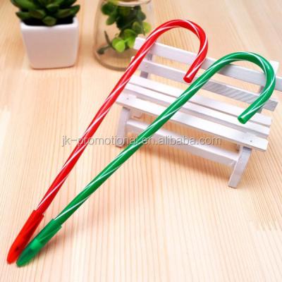 China Large Promotional Pen Christmas Candy Cane Ballpoint Pen for sale