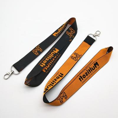 China Cheap Custom Logo Woven Polyester Neck Lanyard for sale