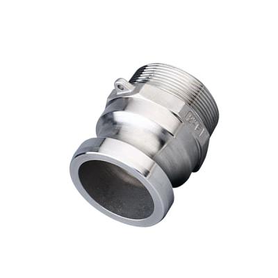 China Oil Fittings 2 Inch DN50 SS 304 F Type Quick Coupling For Water Pipe Fitting for sale