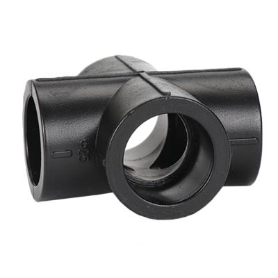 China Black Agricultural Pipe Fittings HDPE Water Supply Irrigation Condoms for sale