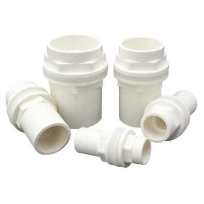 China Durable and easy to install to resist compression and corrosion resistance plastic extended internal and external threaded PVC pipe fittings for sale