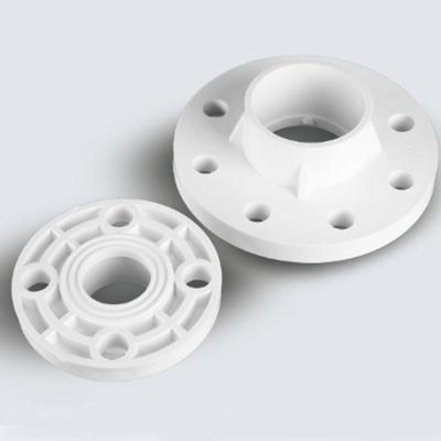 China Anti Corrosion Pipe Fitting Universal Standard PVC Plastic Pipe Clamp Corrosion Resistance Loose Cast Flange for sale