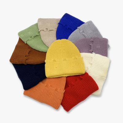 China High Quality Fashion Customs Layout Flexible Multicolor Warm Winter Beanie Knitted Hats COMMON for sale