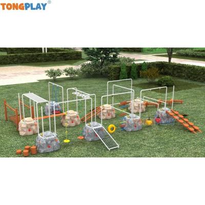 China Anti-slip Outdoor playground Exercise kids amusement park games outdoor climbing nets outdoor vertical park for sale