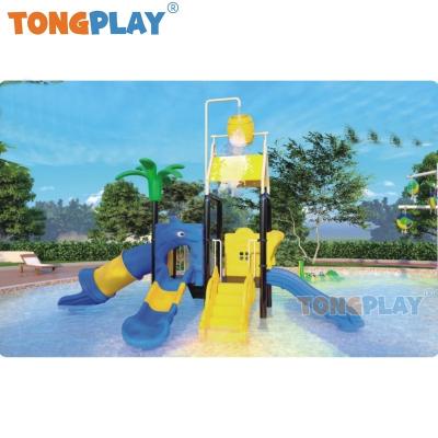 China Eco-friendly Water factory medium fantasy creative series kids plastic happy amusement slide equipment children outdoor water park playground for sale