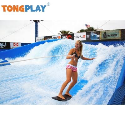 China Eco-friendly skateboard surfing series large Tong play kids plastic creative amusement slide equipment adult's outdoor water park playground for sale