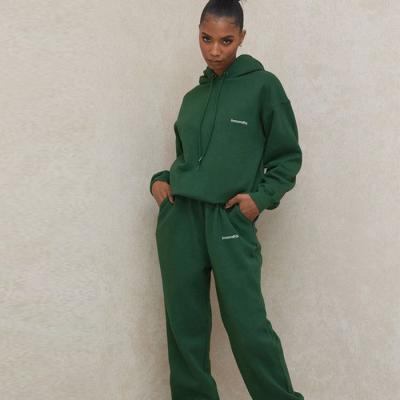 China Winter Breathable Fashion Women Breathable Clothing Plus Size Sweatsuits Female 100% Cotton Luxury Sweatsuits With Hood for sale