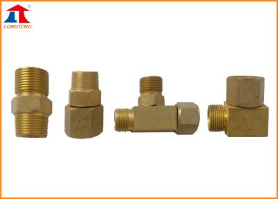 China Brass Piping Fitting Pipeline Accessories Copper Big Tee Joint For Control Panel for sale