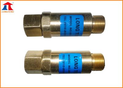 China Auto Copper 1 / 2 Oxygen Gas Flashback Arrestor For Cutting Torch for sale