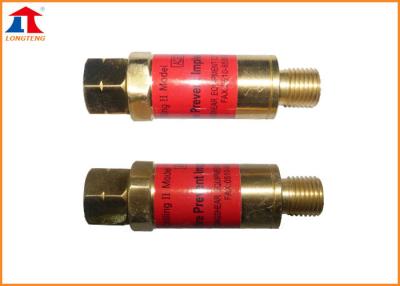 China 1 / 4 Brass Fuel Gas Flashback Arrestor For Cutting Torch for sale