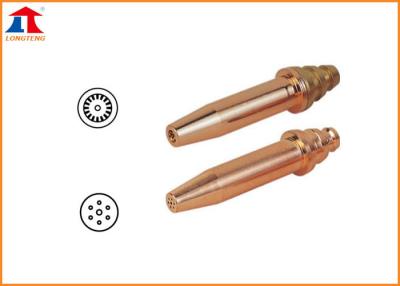 China Copper Acetylene Propane Gas Cutting Nozzle With Cutting Thickness Reach To 300mm for sale