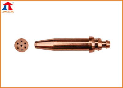 China Copper G02 Anme Gas Cutting Nozzle / Tip For CNC Cutting Machine for sale