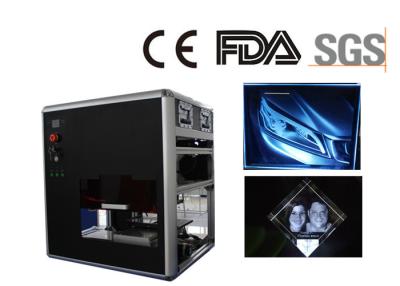 중국 수정같은 포상 트로피를 위한 통합 힘 3D 유리제 입방체 레이저 조판공 판매용