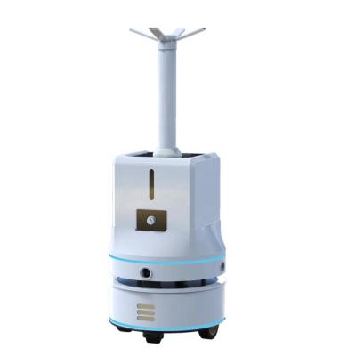 China Hotels Atomization Disinfection Clean Air Solution Fumigation Robot Disinfection Spray Robot for sale