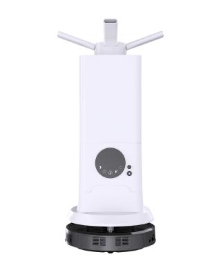 China Hotels smart sanitization robot disinfection machine with app control intelligent robot disinfection robot with clean high efficiency for sale