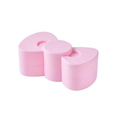 China Modern Stylish Small 360 Degree Arc Box Hair Card Cosmetic Portable Head Rope Desk Rotating Finishing Box for sale