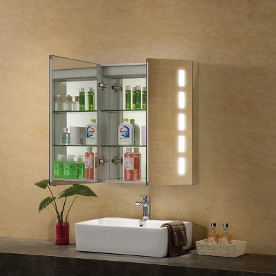 China Two Way LED Modern Wall Mirror Medicine Cabinet for sale