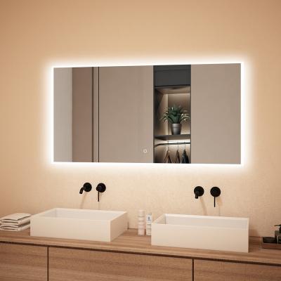 China Modern Bathroom Wall Led Mirror Light OEM Bath Mirror Shape FOSHAN for sale