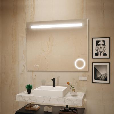 China Magnifying Magnifying Mirror Shaving Mirrors For Cosmetic With Decorative Led Light for sale