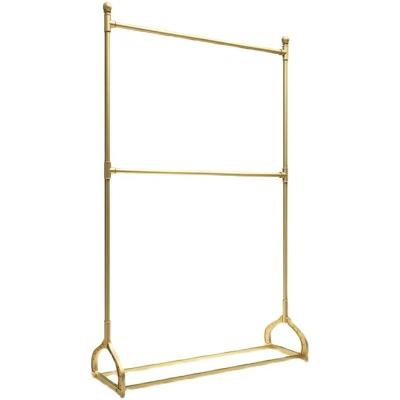 China Nordic minimalist double-sided clothing store display rack for sale