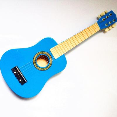 China Handmade Cartoon Toy Children Low Price 6 String Guitar For Sale for sale