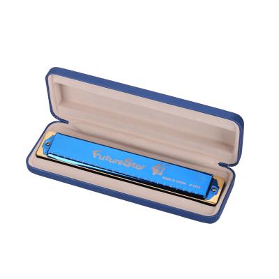 China High Grade Plastic Tremolo Harmonica 24 Hole Musical Instrument Harmonica For Music Playing for sale