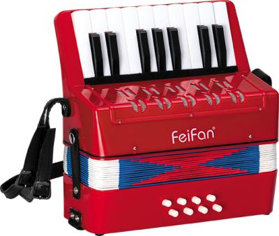 China Cheap and classic plastic 17 keys piano accordion for kids for sale for sale