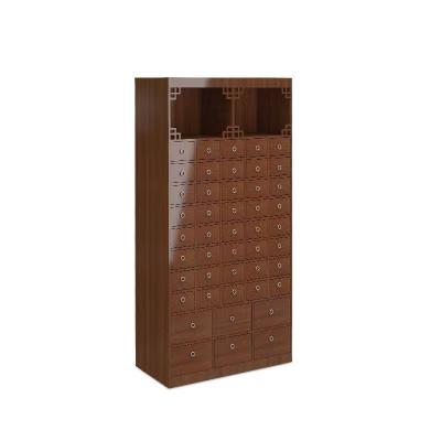 China High Quality Double Sided Pharmacy Rack Manufacturer Pharmacy Store Wooden Shelves for sale