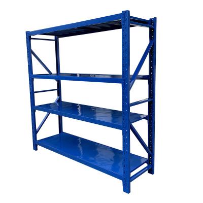 China Medium Duty Industrial Warehouse Storage Corrosion Protection Steel Rack Rack For Warehouse for sale