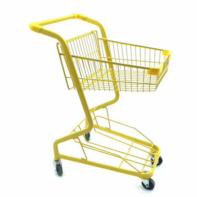 China 2021 New Arrival Durable Shopping Pushing Trolley Cart For Kids Mini Shopping Cart for sale