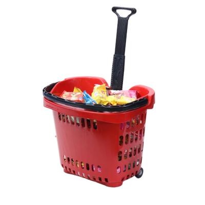 China Good Quality Eco-friendly Grocery Shopping Cart For Supermarket Supermarket Display Cart For Supermarkets for sale