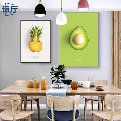 China Printed Classics Subtract Oil Painting Fruit Gold Foil Hanging Painting Modern Decorative Painting for sale