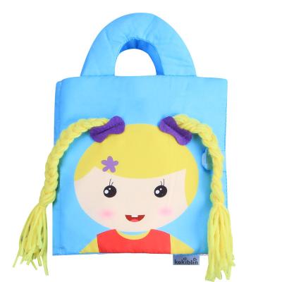 China Children's Educational Toy Hot Selling Baby Educational Cloth Book Children's Books DIY Toy Cloth Book Oem Gift and Children's Kids for sale