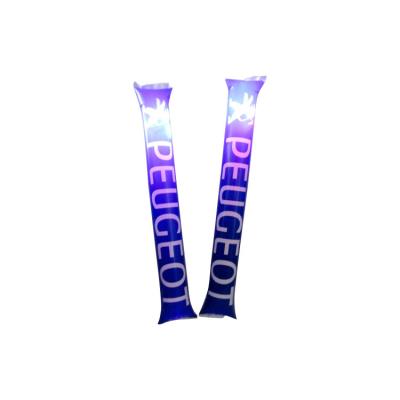 China Sports Events Custom Printed Promotional Inflatable LED Thunder Loud Sticks for sale