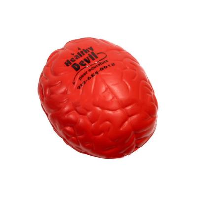 China Soft Promotional Custom Stress Ball With Shaped Brain for sale