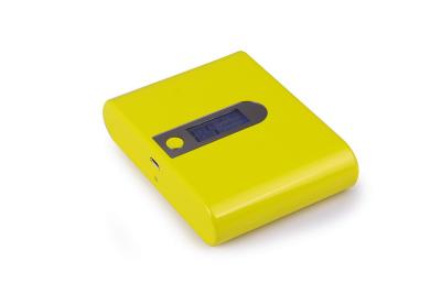 China Yellow 12000mAh Portable Cell Phone Power Bank for Ipad 4 , V8 Cable for sale