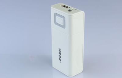 China Mini Tablet PC / Iphone / IPad Portable Power Bank 4800mAh , External Mobile Charger for sale