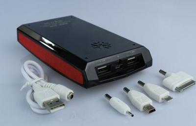 China 18650 15000mah Rechargeable Li-Po Power Bank , Portable External Dual Usb Charger for sale