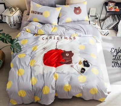 China Wholesale Kids Cartoon 3D Disposable Bedding Printed Bedding Set for sale