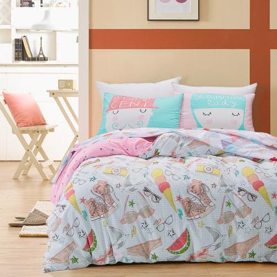 China Kids Cartoon Cotton Sheet Set Texilte 3D Disposable Bedding Set for sale